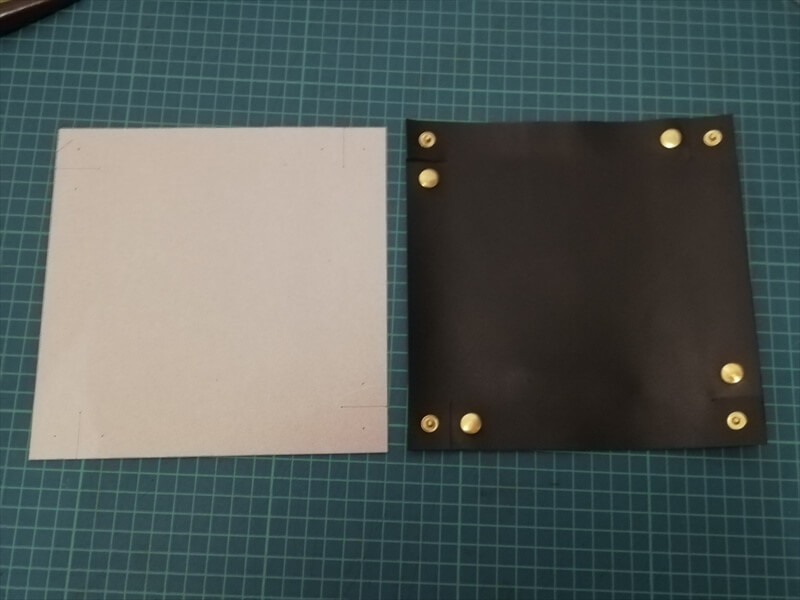 革のトレーの作り方|無料レザークラフト型紙
