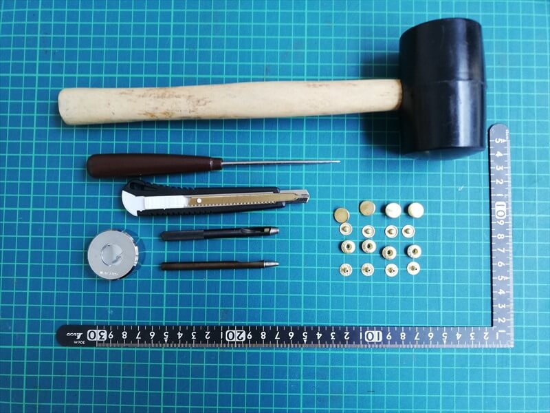 革のトレーを作るための道具｜無料レザークラフト型紙